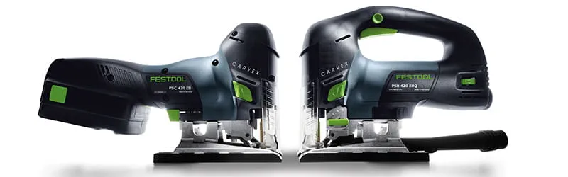 Přímočaré pily Festool PSC a PSB