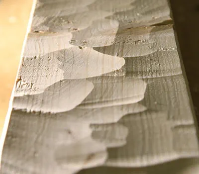 Efekt ručního hoblování