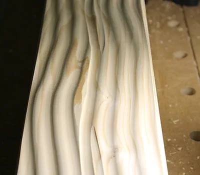 Ohoblování jako při práci s hrubovacím hoblíkem