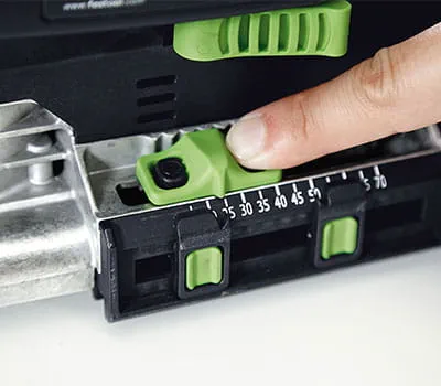 Nastavení hloubky frézování