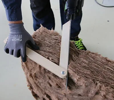 Přiložení pro šikmý řez