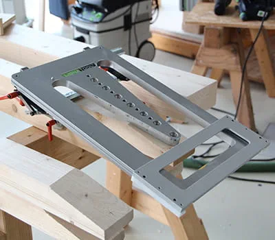 Přiložení šablony