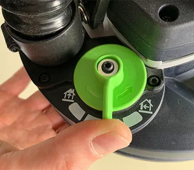 Plynulé nastavení stupně přisátí