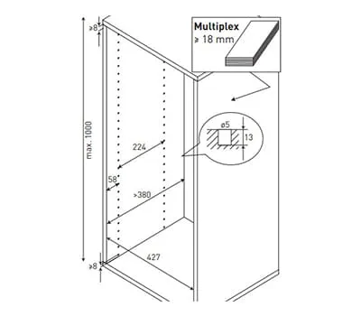Výroba řad otvorů