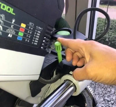 Nastavení omezení hloubky kapovacího řezu