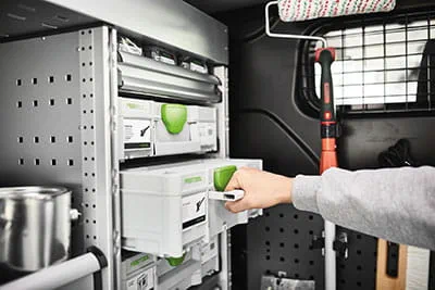 Festool Systainer3 zakomponovaný do vybavení vozidla